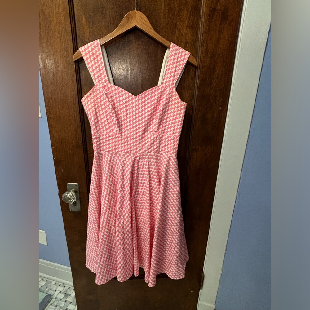 Pigtails and Pirates Unicorn Houndstooth Dress